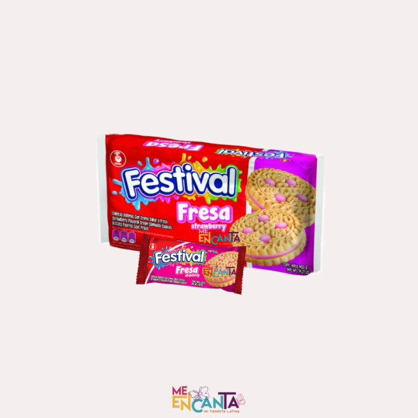 Galleta Festival Fresa Noel 33,6g