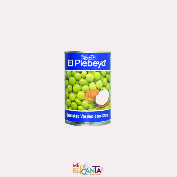 Gandul Verde Con Coco 425gr Plebeyo